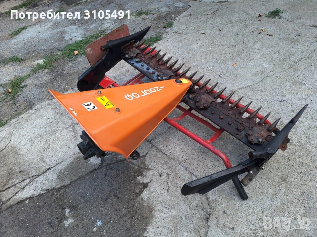 Косилен апарат палцова косачка Goldoni Tipo85, снимка 6 - Градинска техника - 51367162