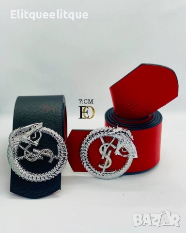 колани 7см от естествена кожа в кутия fendi dolce fabbana versace louis vuitton Gucci , снимка 12 - Колани - 52323865