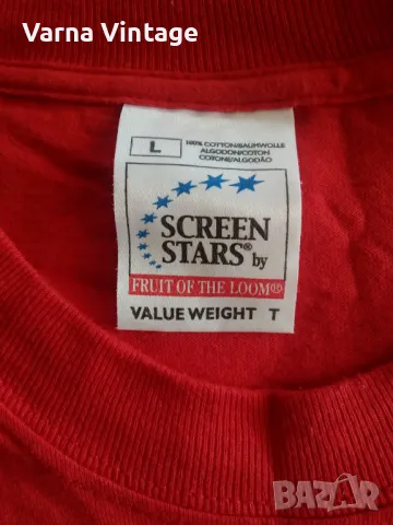 Тениска Елитни войски на ГДР. Рразмер L. SCREEN STARS., снимка 4 - Тениски - 50333005