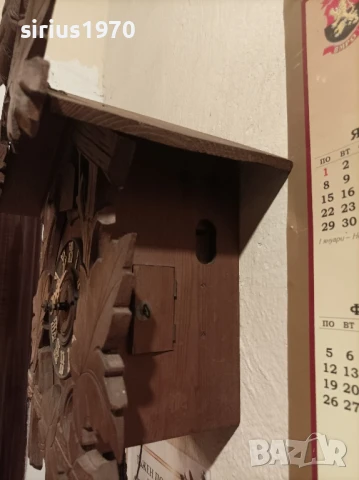 голяма немска кукувица работеща, снимка 5 - Стенни часовници - 50891739