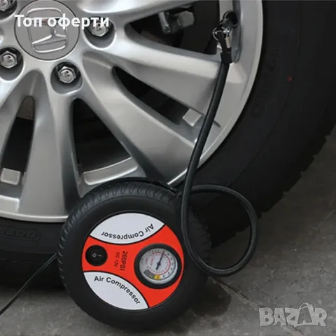 Компресор за гуми 11631 - 12V, снимка 4 - Аксесоари и консумативи - 49344615