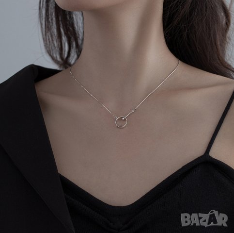 Тотална разпродажба - 50% Сребърно колие /2228/, снимка 8 - Колиета, медальони, синджири - 33154580