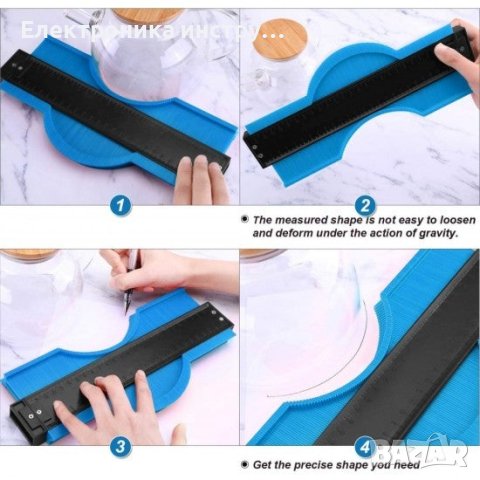 ПРОМО КОМПЛЕКТ  Шаблон на майстора - 25см + шаблон за измерване, снимка 4 - Други инструменти - 43194911