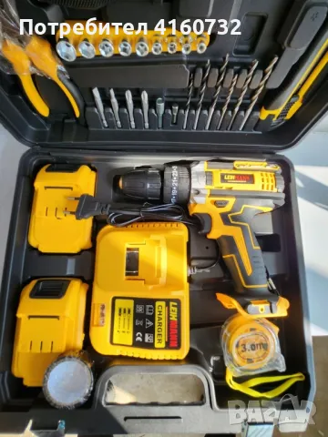 Комплект бормашина, електрическа отвертка