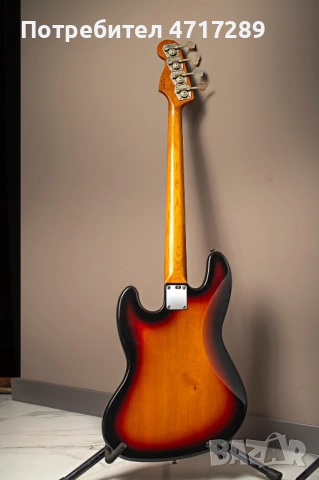 Fender Jazz Bass – Made in Mexico (2002) – + калъф и стойка, снимка 2 - Китари - 53249790