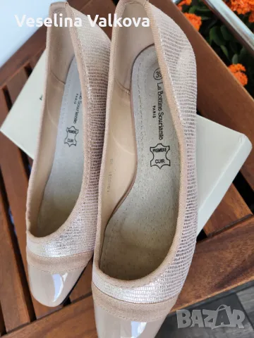 Дамски балеринки, естествена кожа, снимка 7 - Дамски ежедневни обувки - 49872948