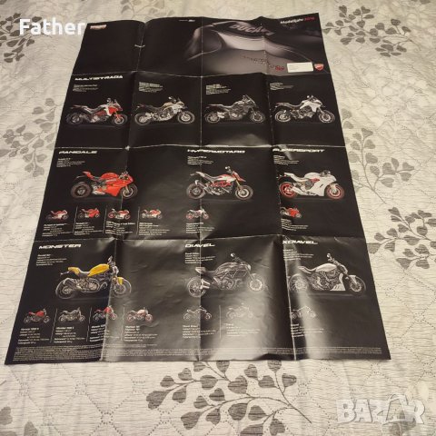 Ducati плакат / каталог, снимка 5 - Аксесоари и консумативи - 40390843