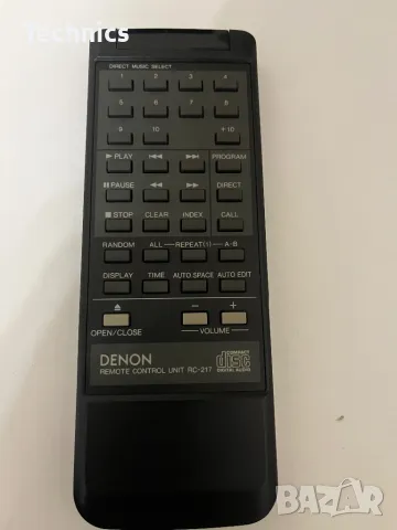 Denon rc-217 за cd, снимка 3 - Ресийвъри, усилватели, смесителни пултове - 48997782