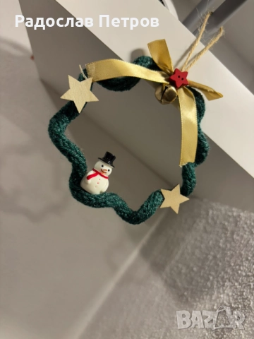 Ръчно изработена коледна украса., снимка 3 - Други - 52712972