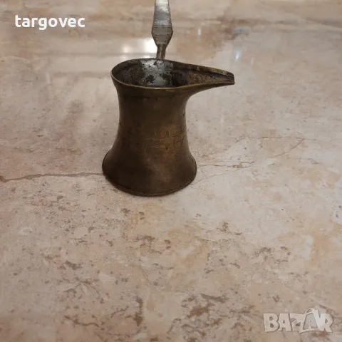 уникално 200-годишно от турско османско джезве, снимка 3 - Антикварни и старинни предмети - 49147501