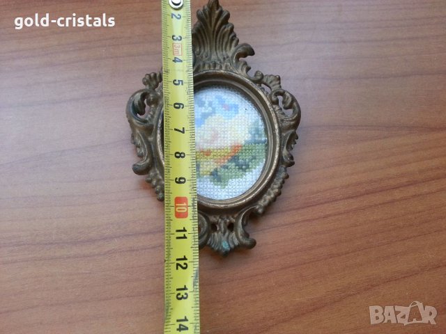 Ретро гоблен в рамка , снимка 2 - Антикварни и старинни предмети - 33559059