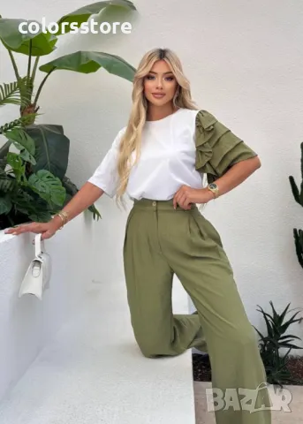 Дамски комплект Lora khaki, снимка 4 - Комплекти - 49174693