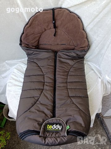 КАТО НОВО Термочувалче,спален бебе чувал за количка "TEDDY Baby Nest" - зимно,made in GERMANY, снимка 7 - За бебешки колички - 33040624