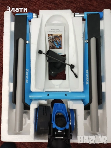 Тренажор Tacx Blue Twist Trainer Blue. , снимка 5 - Аксесоари за велосипеди - 53142712