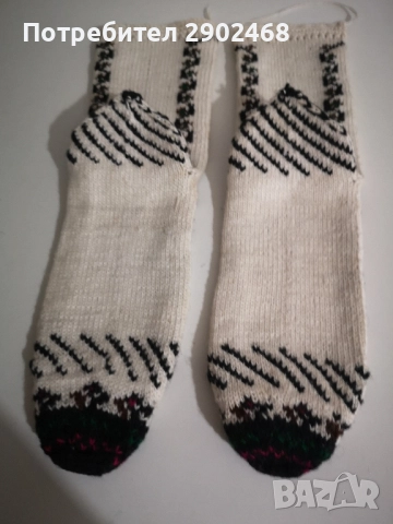 Плетени чорапи за народна носия. , снимка 3 - Антикварни и старинни предмети - 52330494