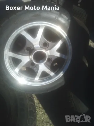 10"/10цола Алуминиеви джанти с гуми 3.00х10,2броя , снимка 1