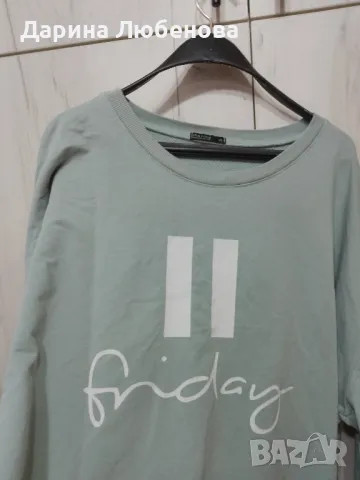 Памучна блузка , снимка 2 - Блузи с дълъг ръкав и пуловери - 49876594