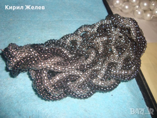 СРЕБРИСТО КОЛИЕ МЕТАЛНО ПЕТРО АРТ ВИНТИДЖ ОПЛЕТКА 26963, снимка 10 - Колиета, медальони, синджири - 35078586