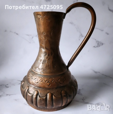 Медна ваза, снимка 3 - Вази - 53301892