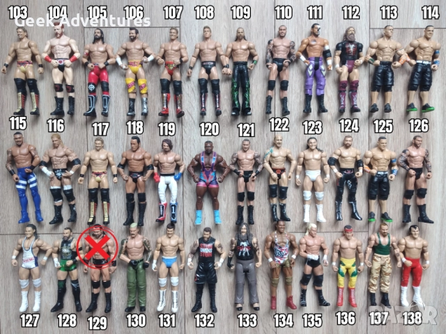 Екшън Фигурки WWE Кеч Pro-Wrestling Action Figures Dean Ambrose Hogan Cena, снимка 4 - Колекции - 46527048