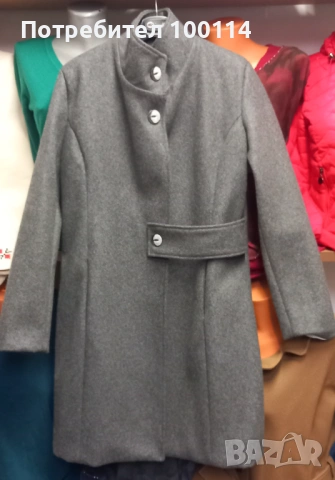 Дамско палто с качулка с естествен пух , снимка 7 - Палта, манта - 52233731