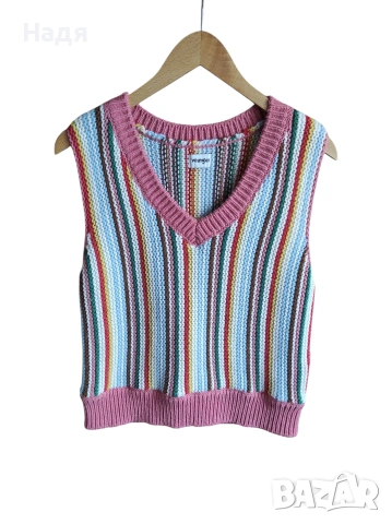 Дамски пуловер без ръкави Wrangler