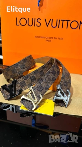 колани от естествена кожа в кутия louis vuitton , снимка 5 - Колани - 53287686
