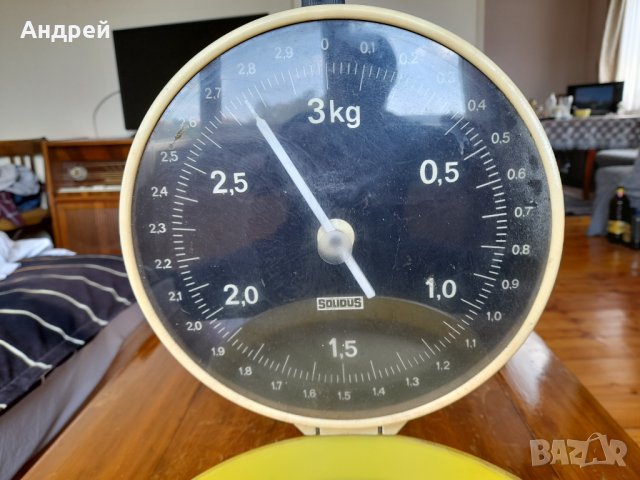 Стар кантар Solidus, снимка 5 - Антикварни и старинни предмети - 37178143