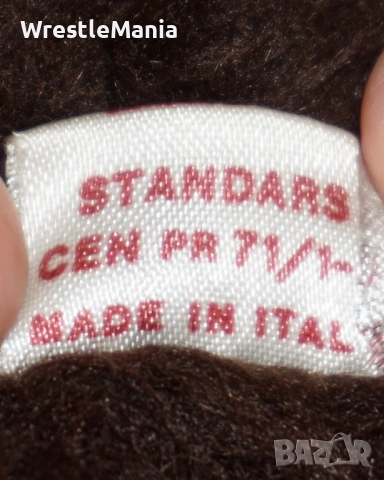 Колекционерска плюшена играчка Monchhichi Effe Made in Italy среден размер 42см, снимка 4 - Плюшени играчки - 52178285