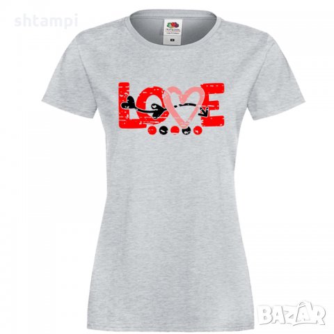 Дамска тениска Love Grunge 1, снимка 8 - Тениски - 35552187