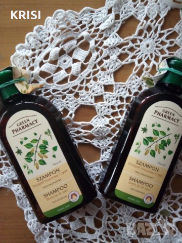 шампоан против пърхут-два броя с цинк и бреза по 350мл, снимка 1
