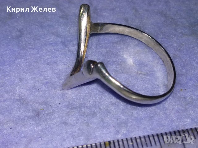 МАРКОВ СРЕБЪРЕН АРТ НУВО СТИЛ ПРЪСТЕН ВИСОКА ПРОБА СРЕБРО ДИЗАЙНЕРСКИ МОДЕЛ РЪЧНА РАБОТА 40912, снимка 9 - Пръстени - 43226328