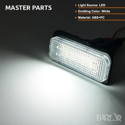 LED плафони заден регистрационен номер Mercedes W211 S211 S203 W219 R171 Tesla Model S , снимка 4 - Части - 47680121