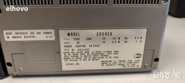Радио/ТВ JVC 3050 EU, снимка 3 - Радиокасетофони, транзистори - 52987680