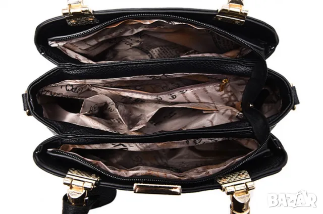 Дамска чанта Brenda Black, снимка 8 - Чанти - 47924786