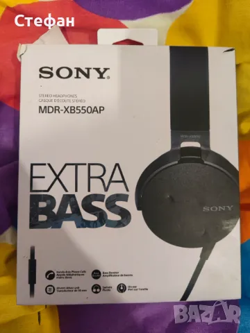 слушалки  геймърски Sony mdr-xb550ap нови с забележка!!