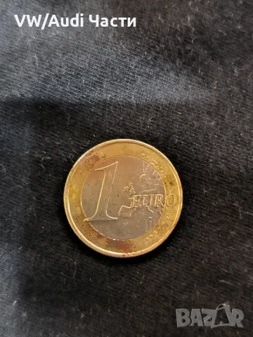 Монета 1 евро Испания 2008г. Хуан Карлос I, снимка 2 - Нумизматика и бонистика - 48840732