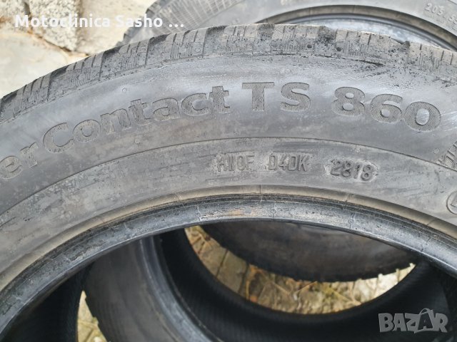 Зимни гуми 205/55-16 Continental 4брх40лв, снимка 4 - Гуми и джанти - 34856920