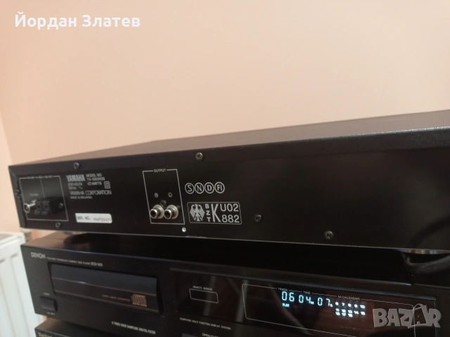 Стерео тунер YAMAHA TX-580RDS, снимка 6 - Аудиосистеми - 53363380