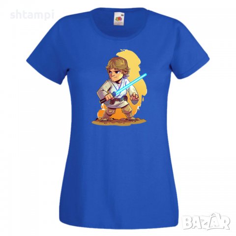 Дамска тениска Star Wars Luke Игра,Изненада,Подарък,Геймър,, снимка 5 - Тениски - 36789126