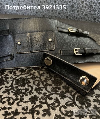 Кожен колан Elisabetta Franchi + подарък ОБУВКИ