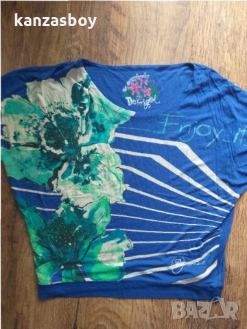 desigual - страхотна дамска блуза КАТО НОВА, снимка 2 - Блузи с дълъг ръкав и пуловери - 33070626