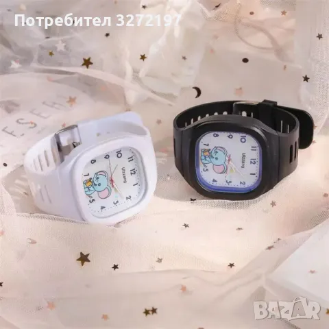 MINISO Сладък детски кварцов часовник,Моден светещ,Различни цветове, снимка 8 - Детски - 48330882