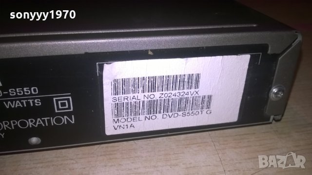 yamaha dvd s-550-внос швеция, снимка 17 - Плейъри, домашно кино, прожектори - 26879080