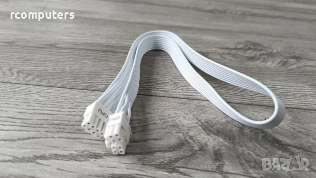 Кабел за захранване FSP-2x4 pin CPU, снимка 4 - Кабели и адаптери - 48919265