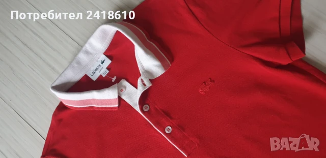 Lacoste Slim Fit Pique Cotton Mens Size 4 - M  НОВО! ОРИГИНАЛ! Мъжка Тениска!
