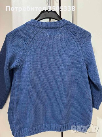 Тъмносиня жилетка, снимка 4 - Детски пуловери и жилетки - 42959256