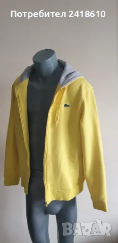 Lacoste Sport Full Zip Hoodie Mens Size 5 - L ОРИГИНАЛ! Мъжка Качулка с цял цип!, снимка 6 - Спортни дрехи, екипи - 48589071