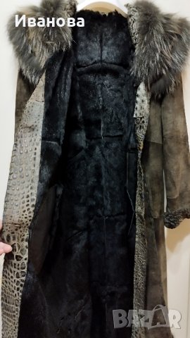 Дизайнерски Италиански Кожух, снимка 12 - Палта, манта - 43252373