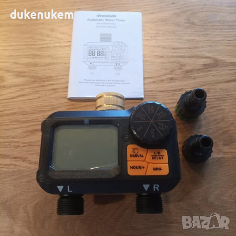 Програматор, таймер за напояване, 2 изхода, автоматично и ръчно поливане, снимка 9 - Напояване - 52535415